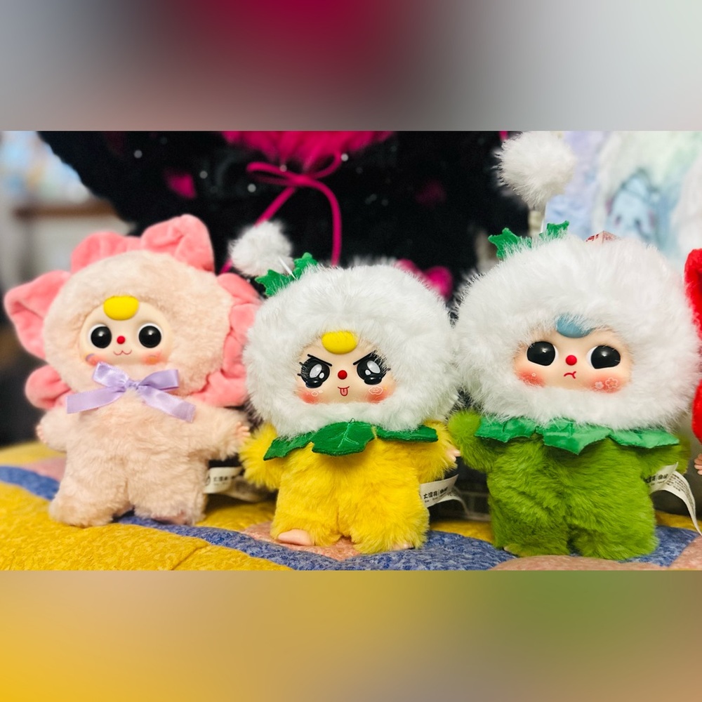 Baby Three Where's Spring Flower Series Plush - full set
